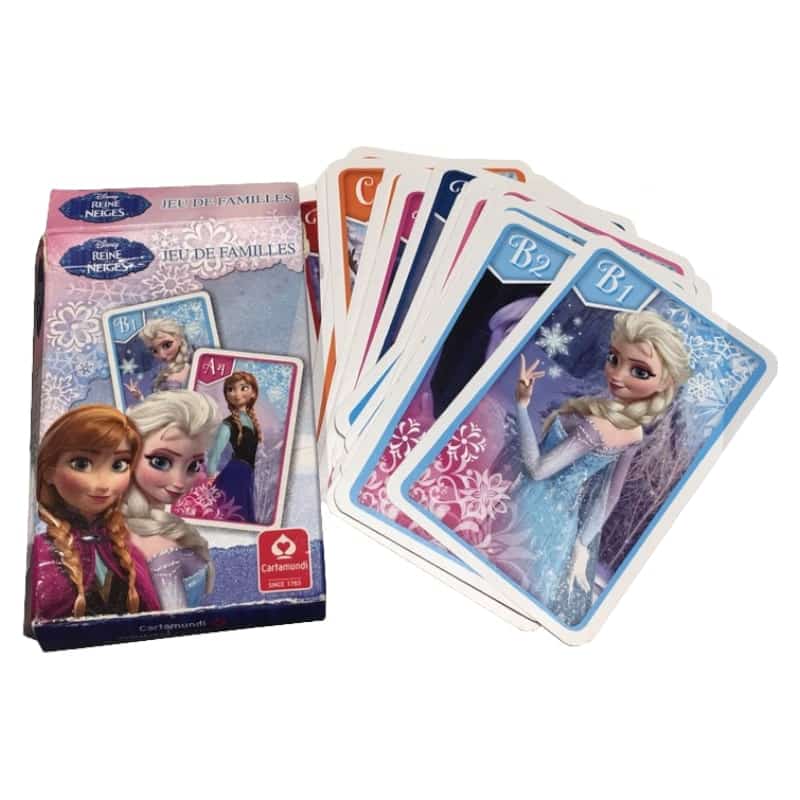 Jeu de cartes : 7 familles - Reine des neiges 