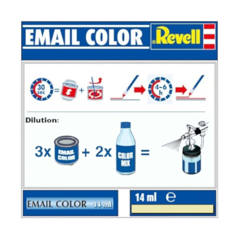 Peinture Revell Gris 57 14ml