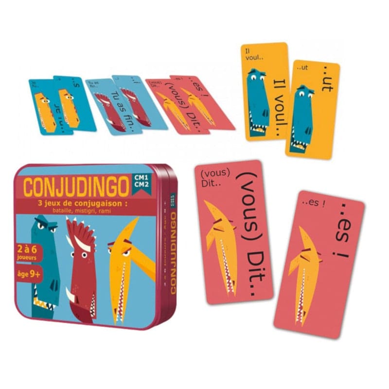 Conjudingo CM1-CM2 - jeu éducatif de conjugaison - Alkarion