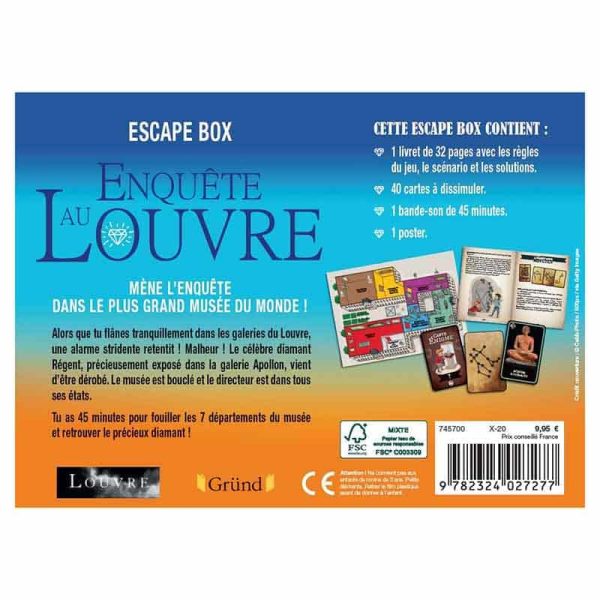 Escape box : enquête au Louvre - Jeu de société – Image 2