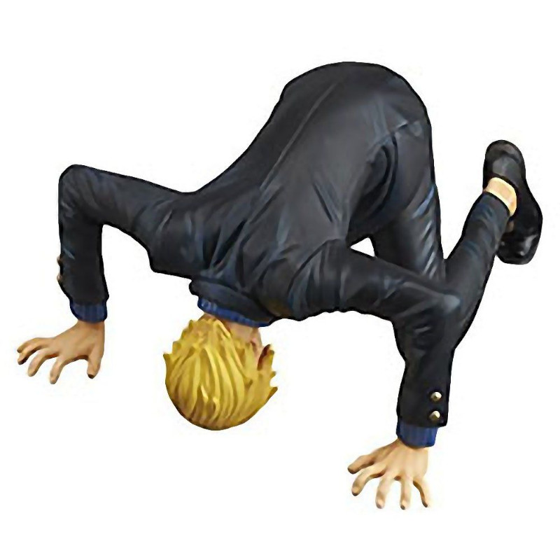 Porte clé One piece - Wanted Sanji - Or - Figurina