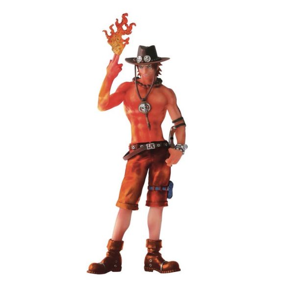Figurine One Piece : Scultures Portgas D Ace Burning Color