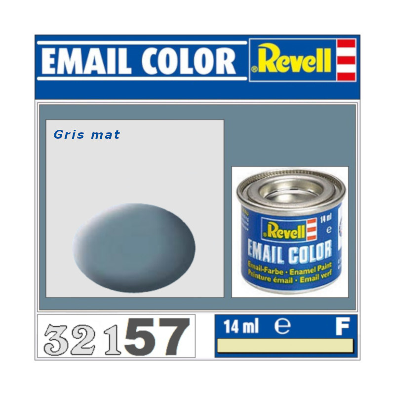 Revell - gris poussiere mat - n°077 - peinture pour maquette