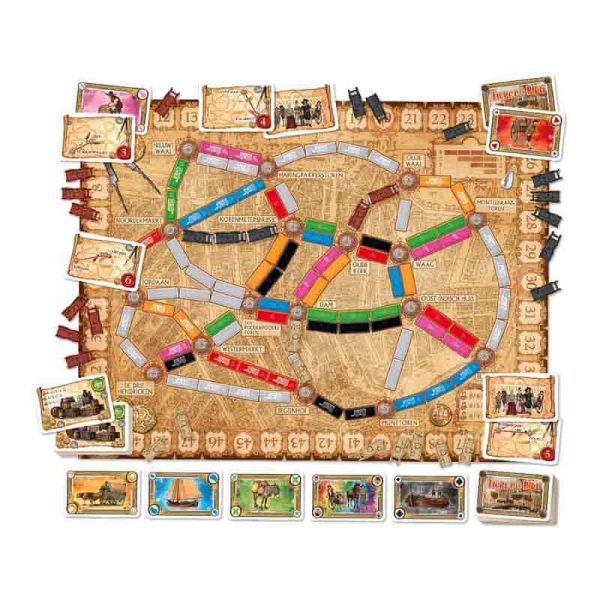 Les aventuriers du rail Amsterdam - Jeu de société – Image 2