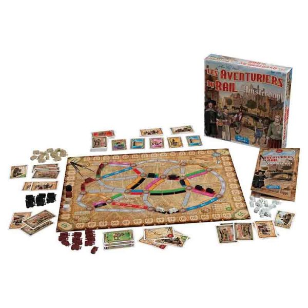 Les aventuriers du rail Amsterdam - Jeu de société – Image 3