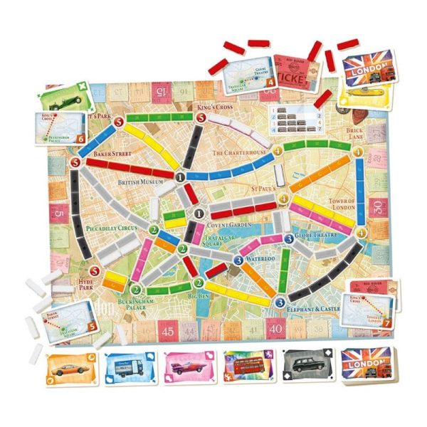 Les aventuriers du rail Londres - Jeu de société – Image 3