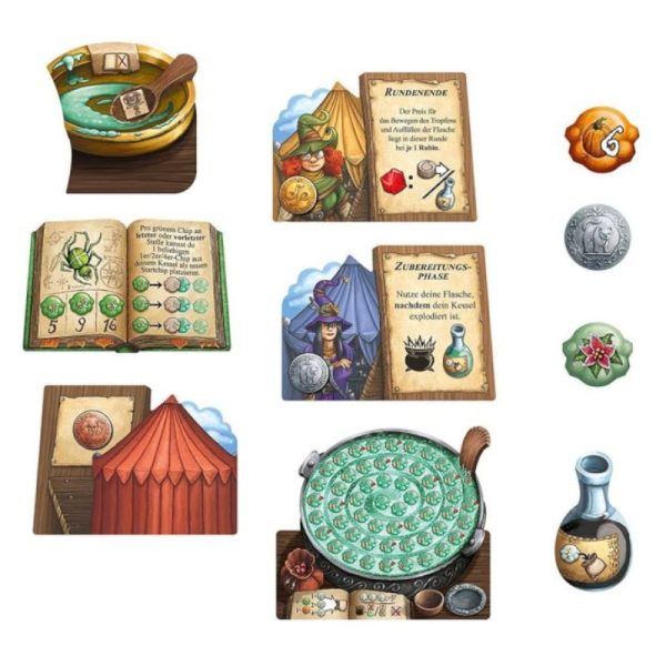 Les charlatans de Belcastel : les sorcières s'en mêlent (extension) - Jeu de société – Image 3