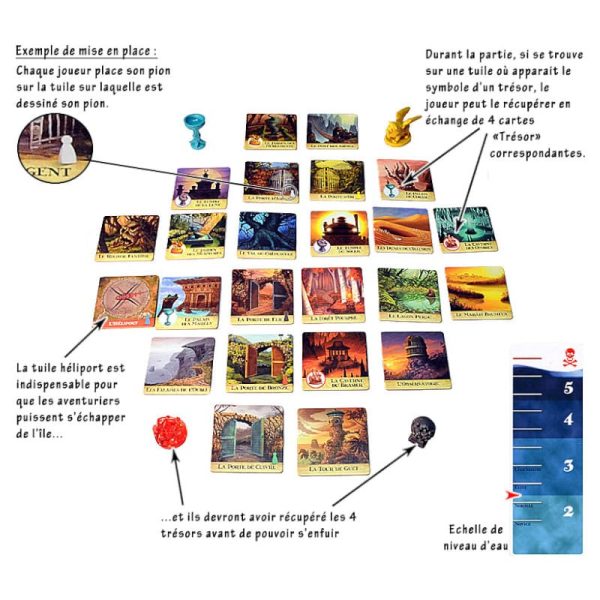 L'île interdite - Jeu de société – Image 3