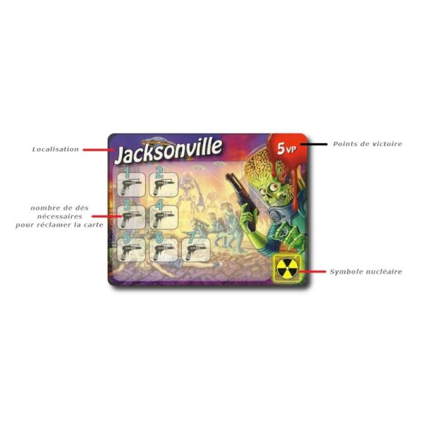 Mars attack : le jeu de dés - Jeu de société – Image 5