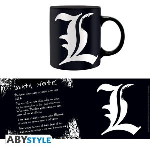 Mug Death note : L et règles (320ml)