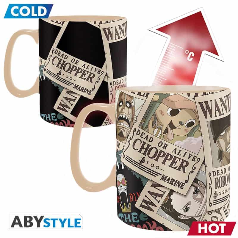 One Piece - Coffret Cadeau Mug Thermo-Réactif et Dessous de Verre