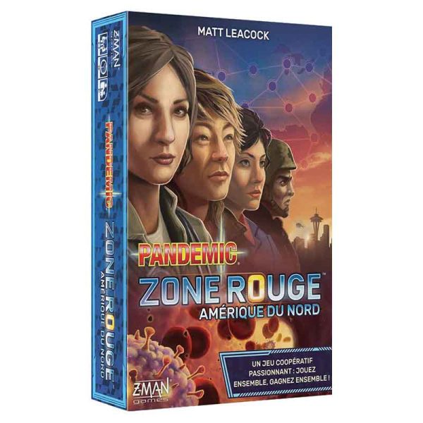 Pandemic : zone rouge Amérique du nord (extension) - Jeu de société