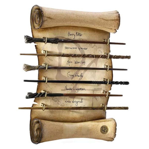Présentoir et baguettes : l'armée de Dumbledore