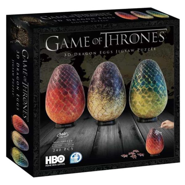 Puzzle 3D Game of Thrones : oeufs des dragons