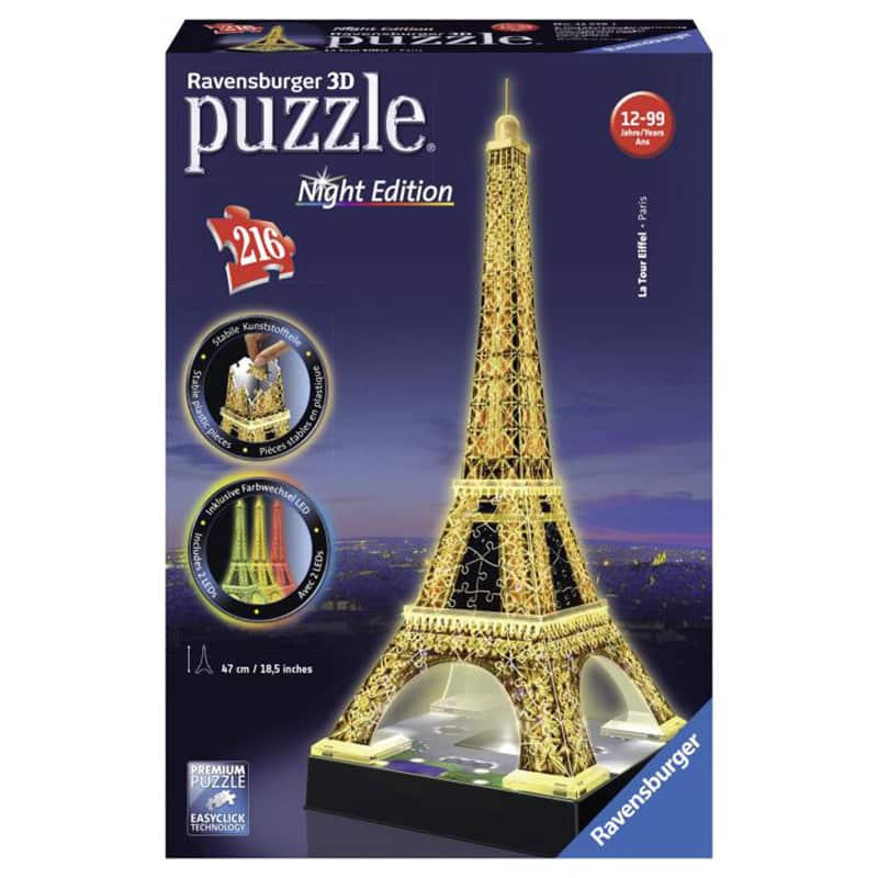 Puzzle 3D Tour Eiffel - Night édition - Alkarion