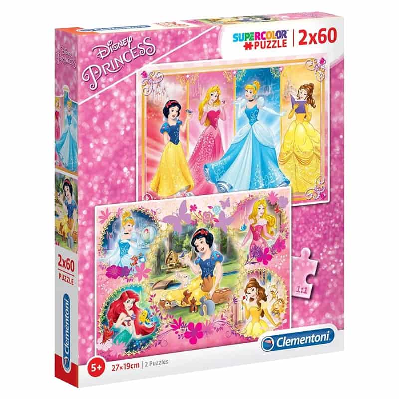 Puzzle Disney Princesses - contient 2 puzzles - Alkarion