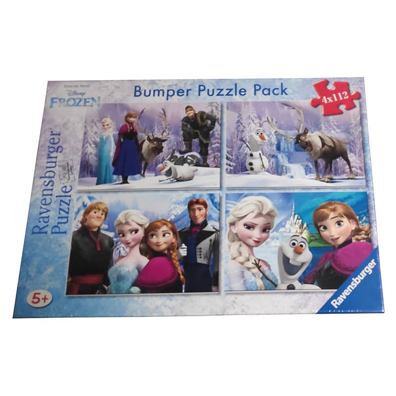 Puzzle Disney Reine des neiges - contient 4 puzzles - Alkarion