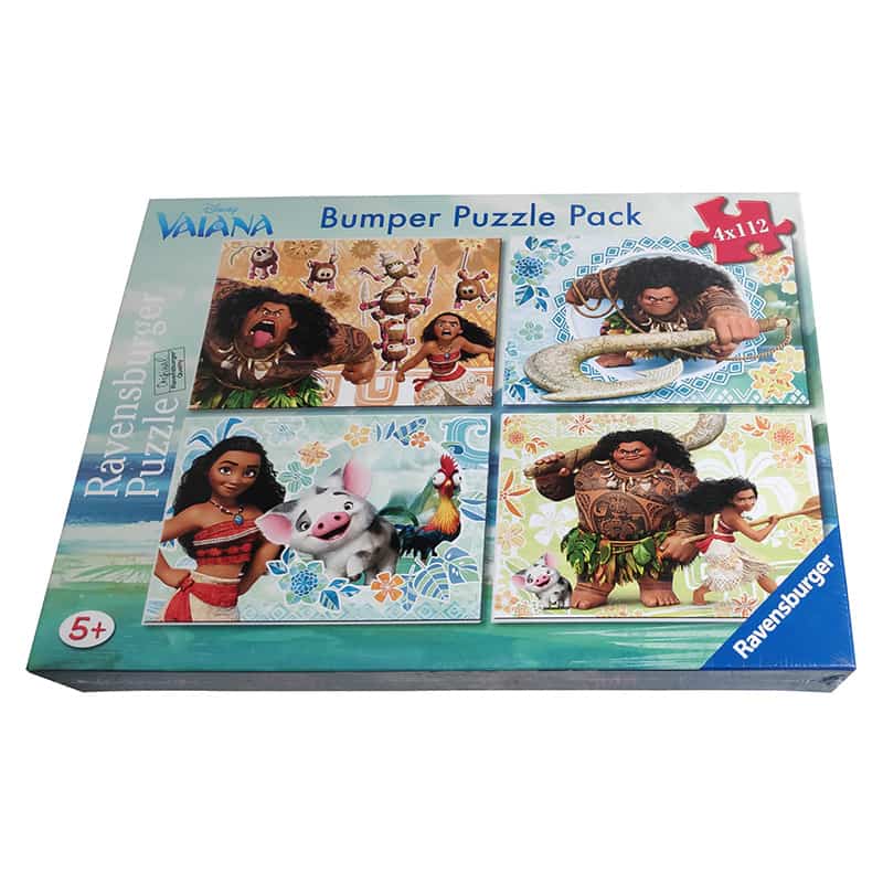 Puzzle Disney Vaiana - contient 4 puzzles - Alkarion