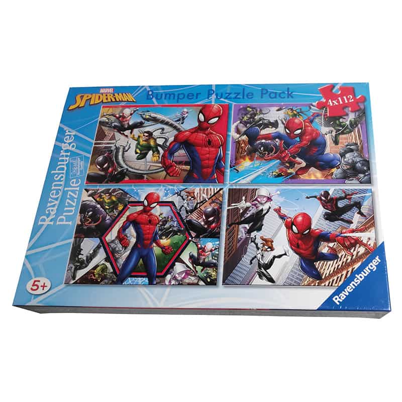 Puzzle Marvel Spider-man - contient 4 puzzles - Alkarion