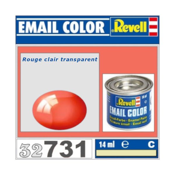 Peinture Revell - Rouge clair transparent