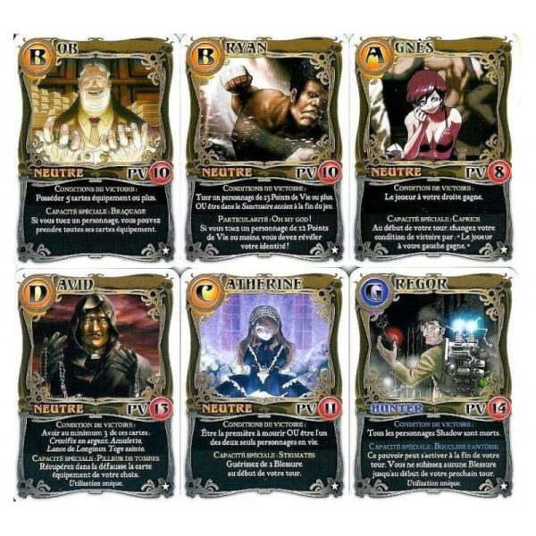 Shadow hunters : nouveaux personnages (Extension) - Jeu de société – Image 2