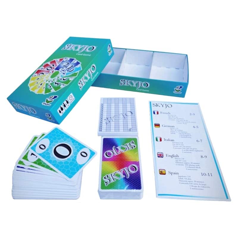 Skyjo Jeu de cartes : le jeu de société divertissant pour enfants et  adultes. Le jeu idéal pour s'amuser, divertir et exciter des heures de jeu  avec
