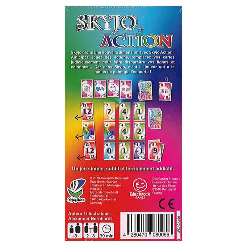 Skyjo action - jeu de réflexion et de stratégie - Alkarion