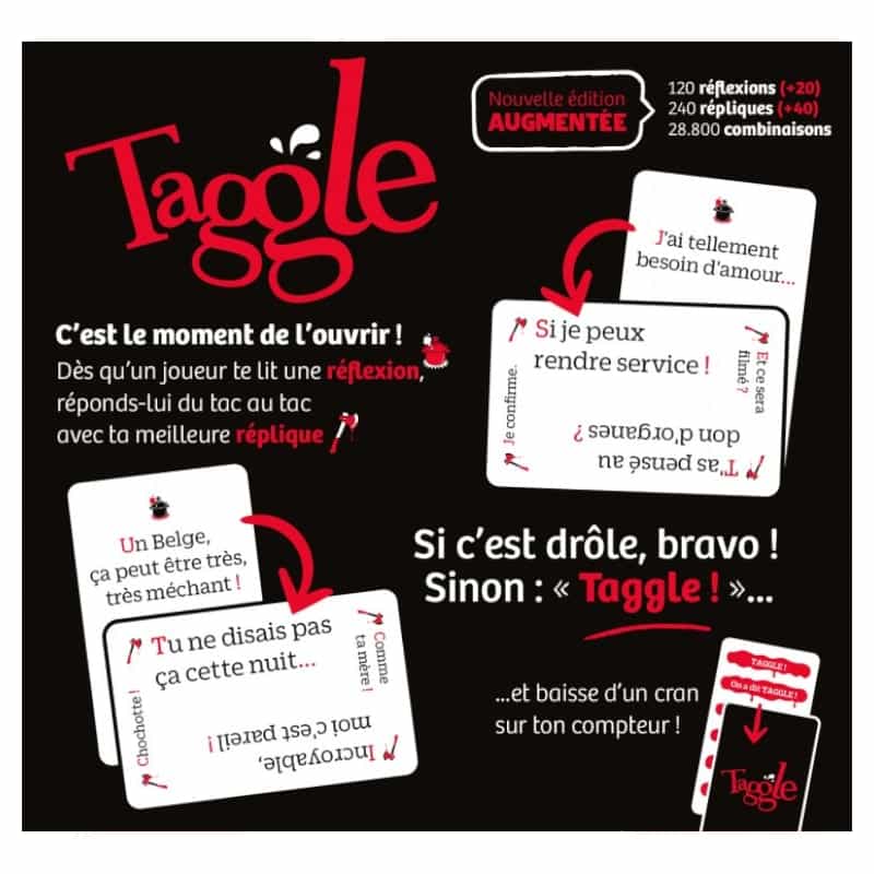 Taggle : La critique de la gamme de party games - Unification France