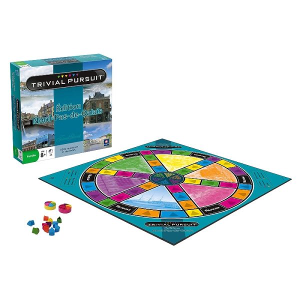 Trivial pursuit Nord-pas-de-Calais (1 800 questions) - Jeu de société – Image 2
