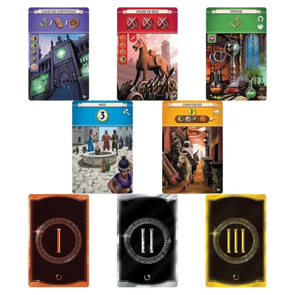 7 wonders - réflexion et stratégie - les cartes Age