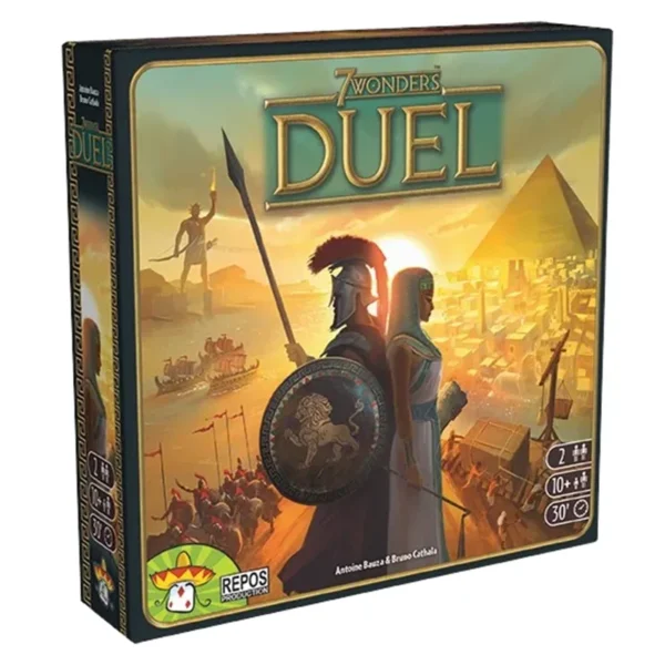 7 wonders duel - réflexion et stratégie - boite de jeu