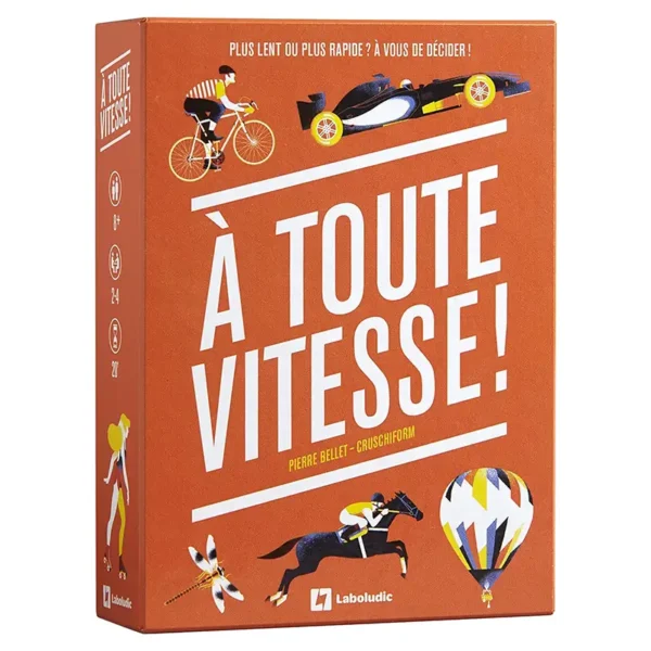 A toute vitesse - réflexion et déduction - boite de jeu